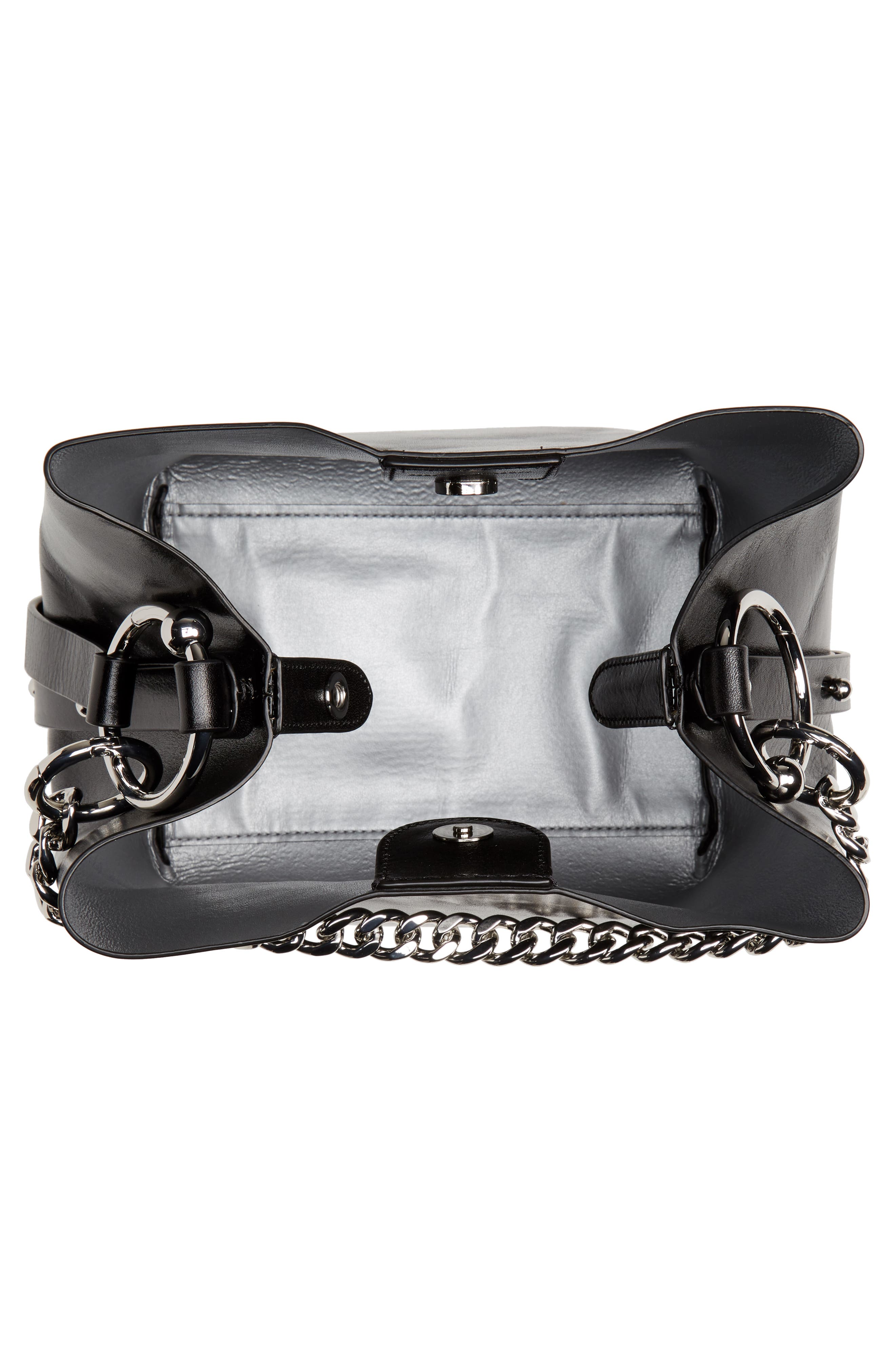 Medium Kate Leather Satchel, Alternate, color, BLACK