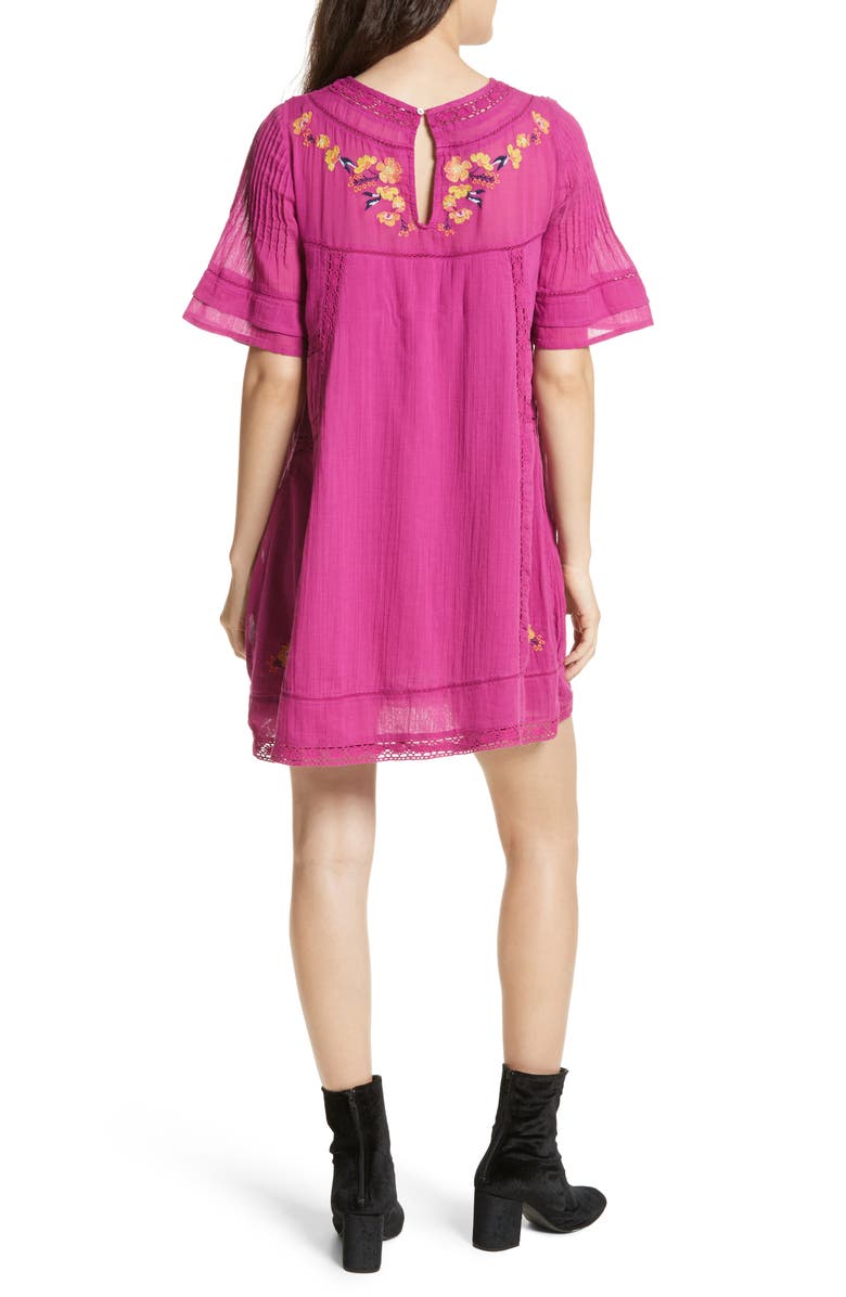 Free People 'Perfectly Victorian' Minidress, Alternate, color, 