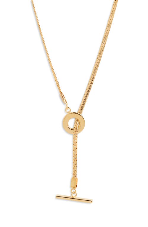 Soko Safu Herringbone Chain Necklace In Gold