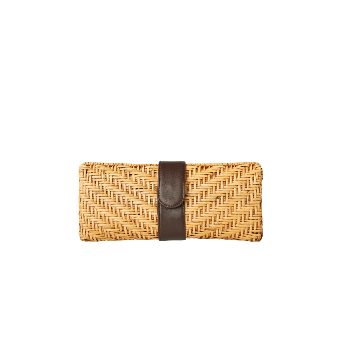 Karen Clutch, Alternate, color, Chocolate