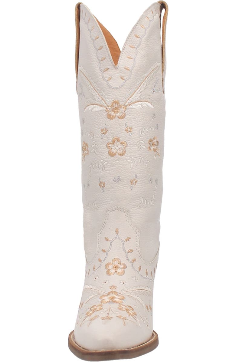 Dingo Full Bloom Western Boot, Alternate, color, White