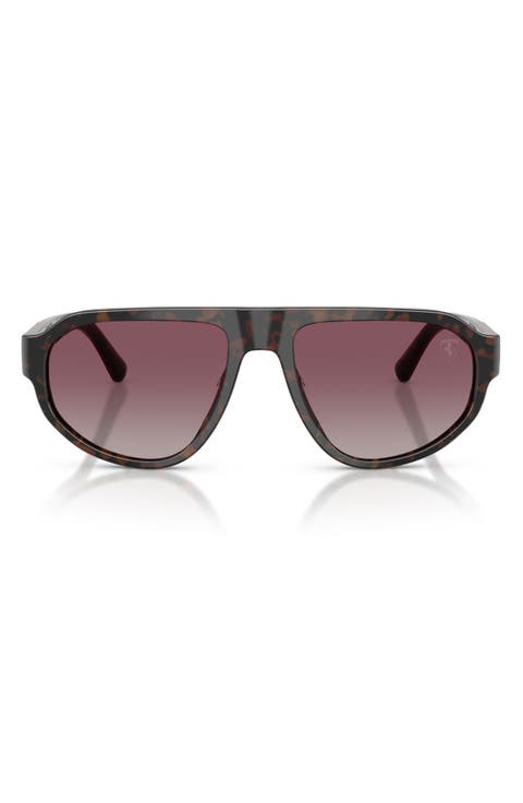 57mm Polarized Irregular Sunglasses