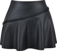HOUSE OF CB Nova Faux Leather Miniskirt