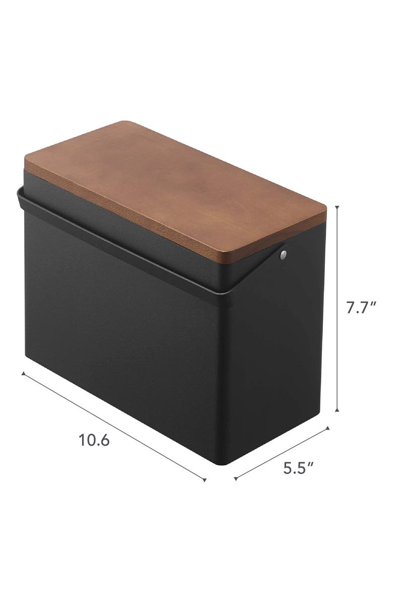 Yamazaki Odds & Ends Steel Organizer, Alternate, color, Black