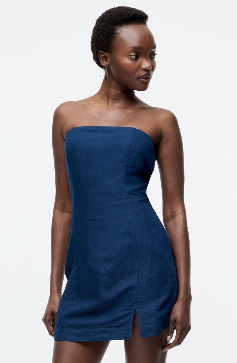 French Connection Birdie Strapless Body-Con Minidress, Alternate, color, 