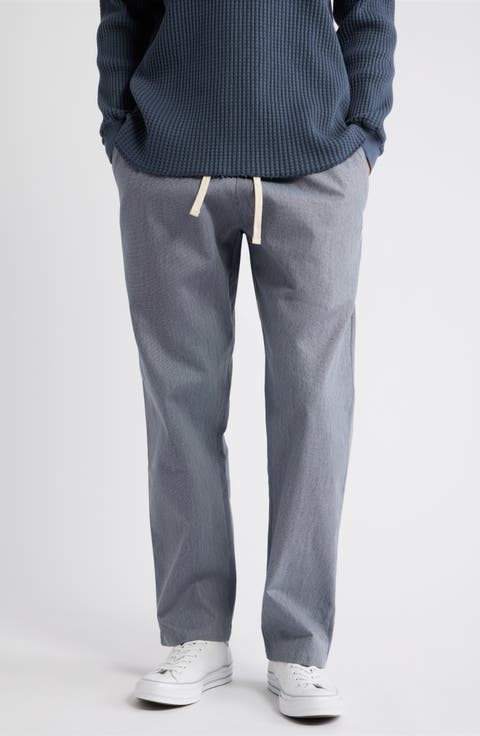 Standard Cotton Canvas Drawstring Slacker Pants