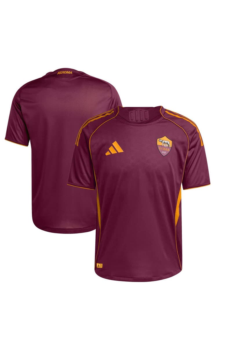 adidas Men's adidas Red AS Roma 2025/26 Home Authentic Jersey, Main, color, Red
