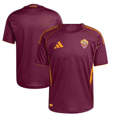 Men's adidas Red AS Roma 2025/26 Home Authentic Jersey