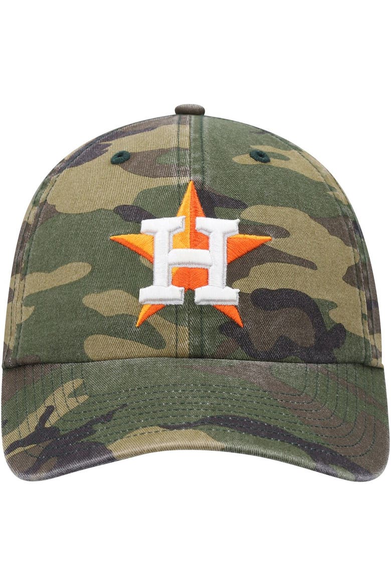 Men's '47 Camo Houston Astros Team Clean Up Adjustable Hat, Alternate, color, Camo