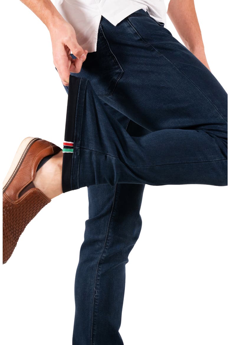 Classic Stretch Jeans, Alternate, color, BLUE
