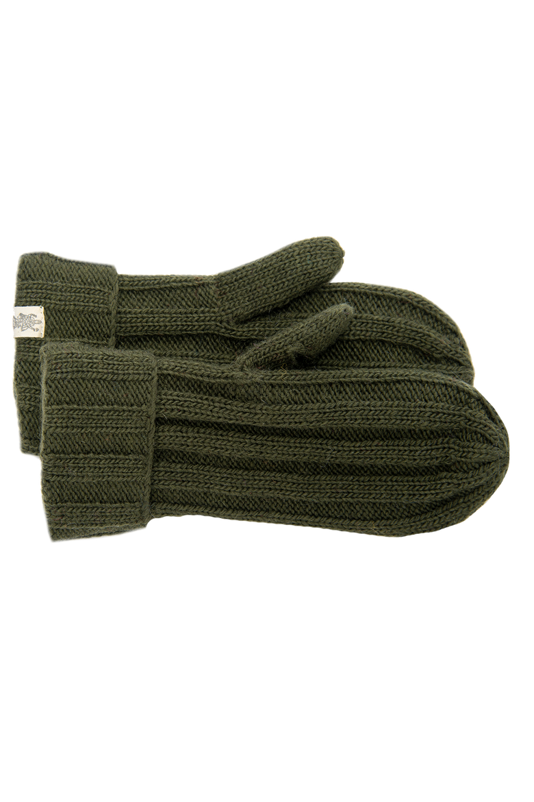 Ribbed Mittens, Main, color, Olive