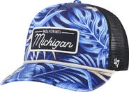 '47 Men's '47 Navy Michigan Wolverines Tropicalia Hitch Adjustable Hat
