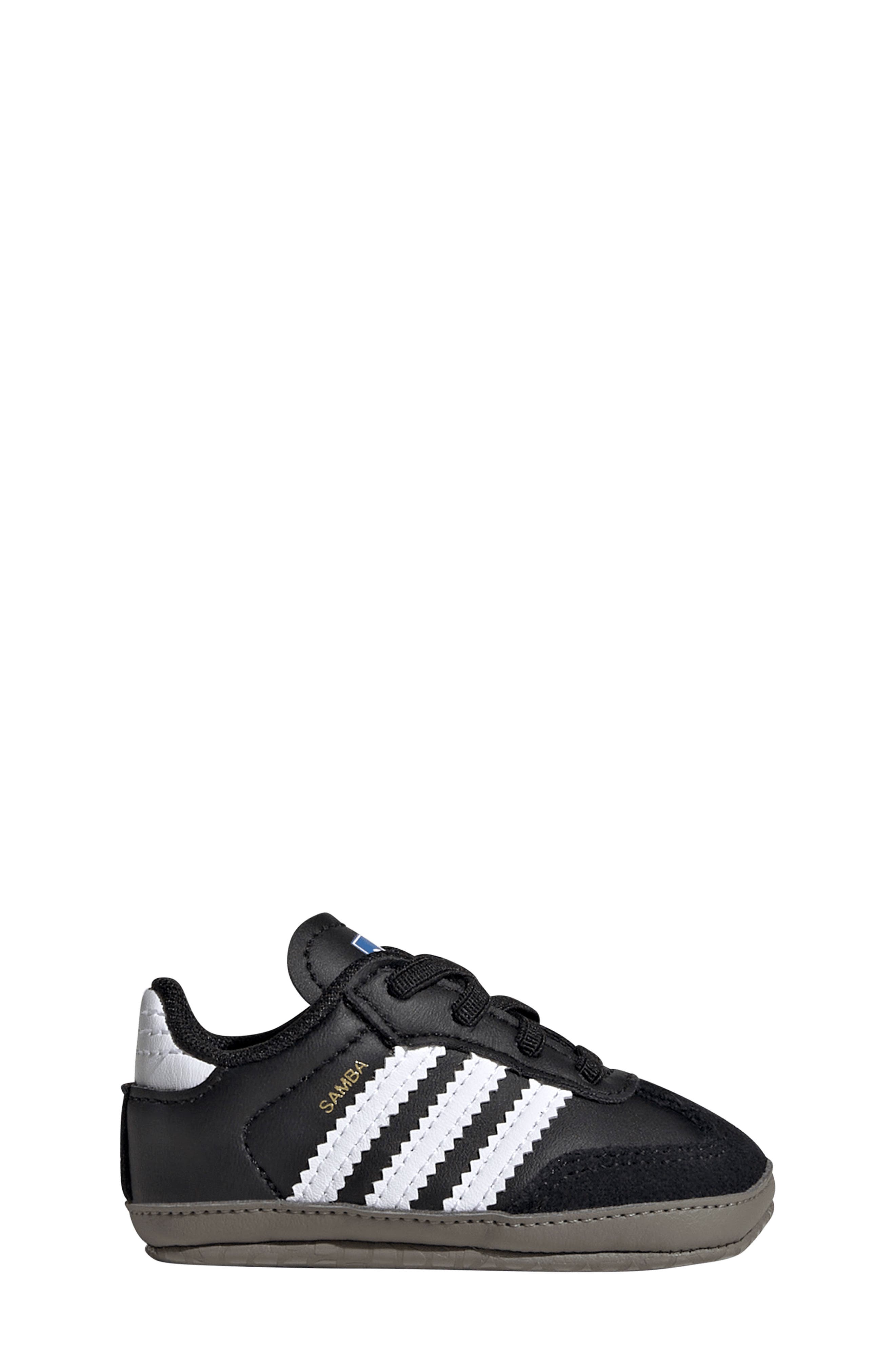 adidas Kids' Samba Crib Shoe, Alternate, color, Cblack/Ftw