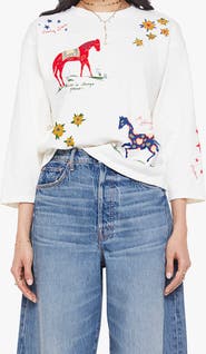 MOTHER The Footballer Long Sleeve T-Shirt