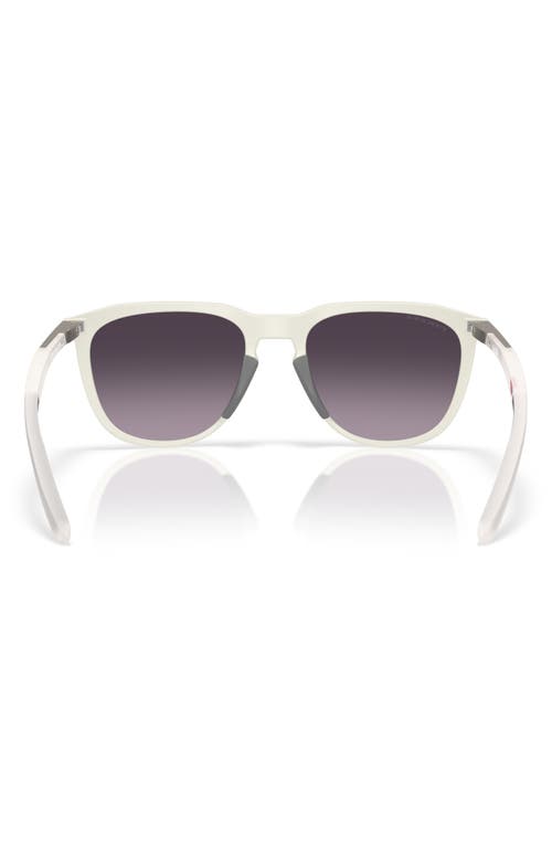 Shop Oakley Thurso 54mm Prizm™ Gradient Round Sunglasses In Matte Mist/grey