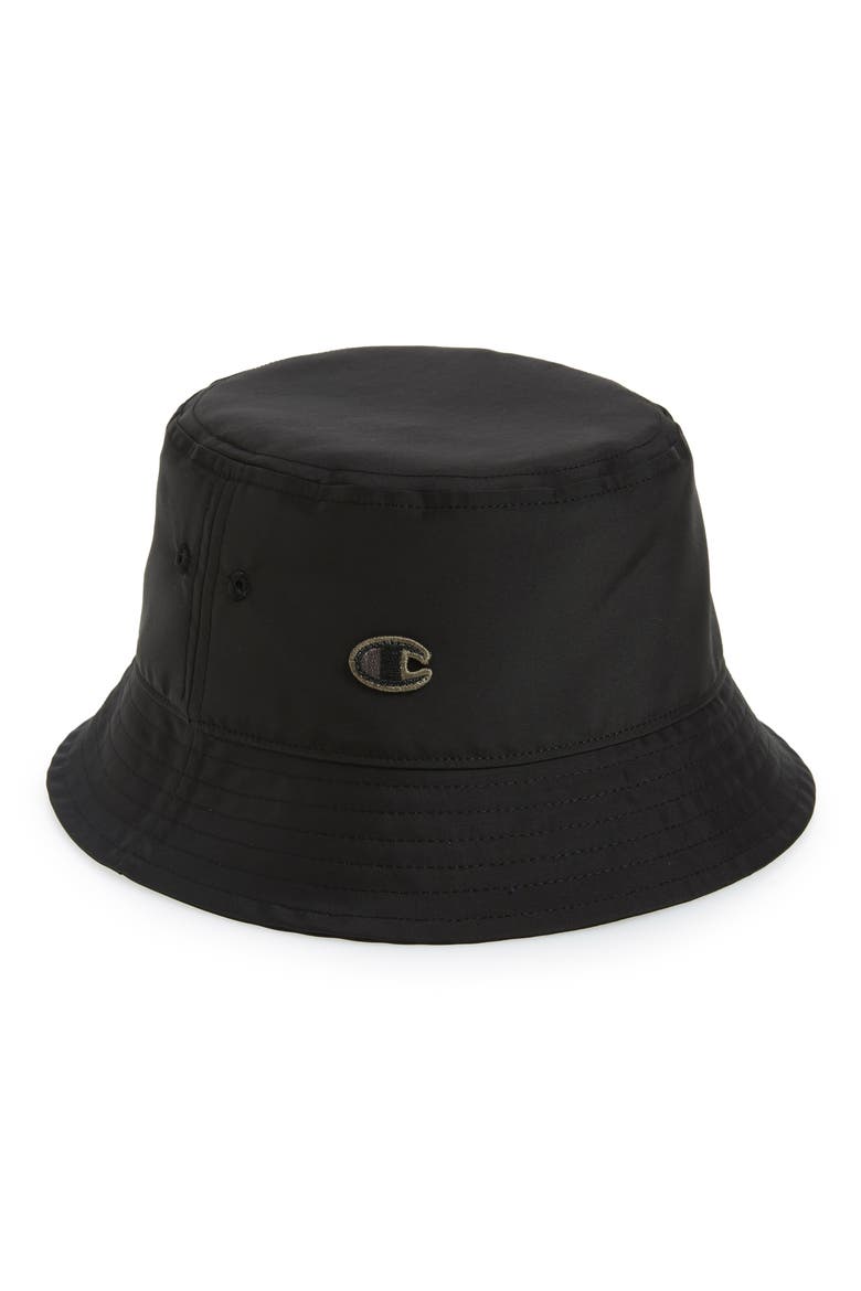 x Champion Gilligan Bucket Hat, Main, color, 804981 NYLON BLACK