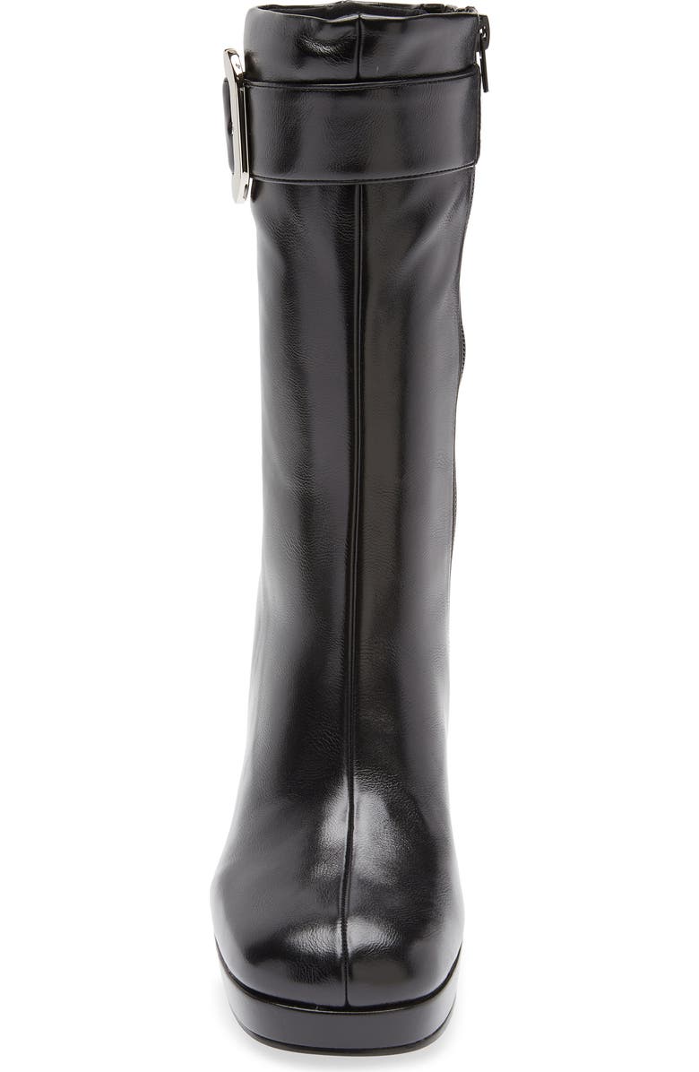 Jeffrey Campbell Bratty Block Heel Bootie, Alternate, color, Black