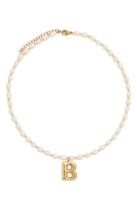 Dainty Initial Pendant Necklace