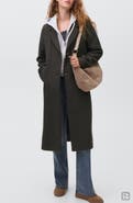 MANGO TEEN Long Check Coat