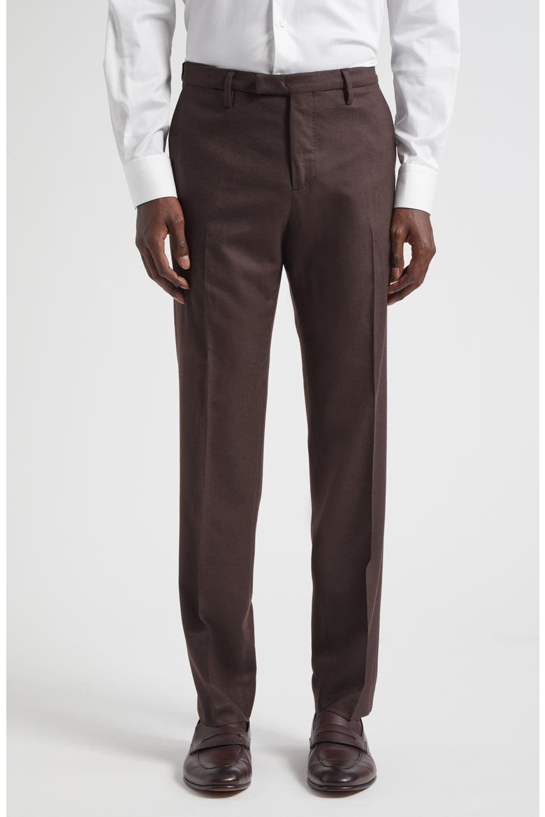 B-Line Virgin Wool Suit, Alternate, color, BROWN
