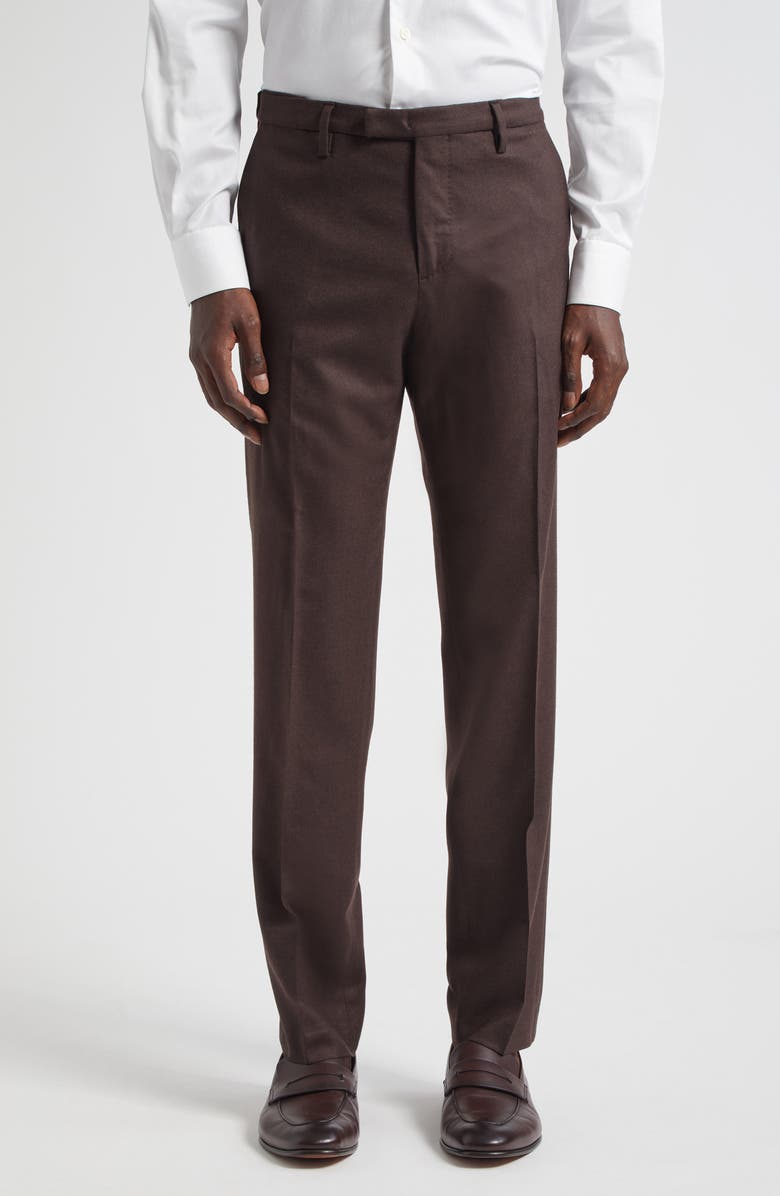 Boglioli B-Line Virgin Wool Suit, Alternate, color, Brown