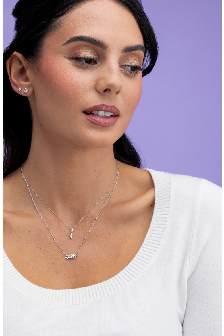 Getty Diamond Pendant Necklace (Nordstrom Exclusive), Main, color, 18K WHITE GOLD