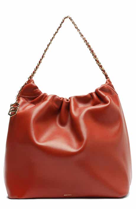 Medium Elizabeth Leather Bucket Bag
