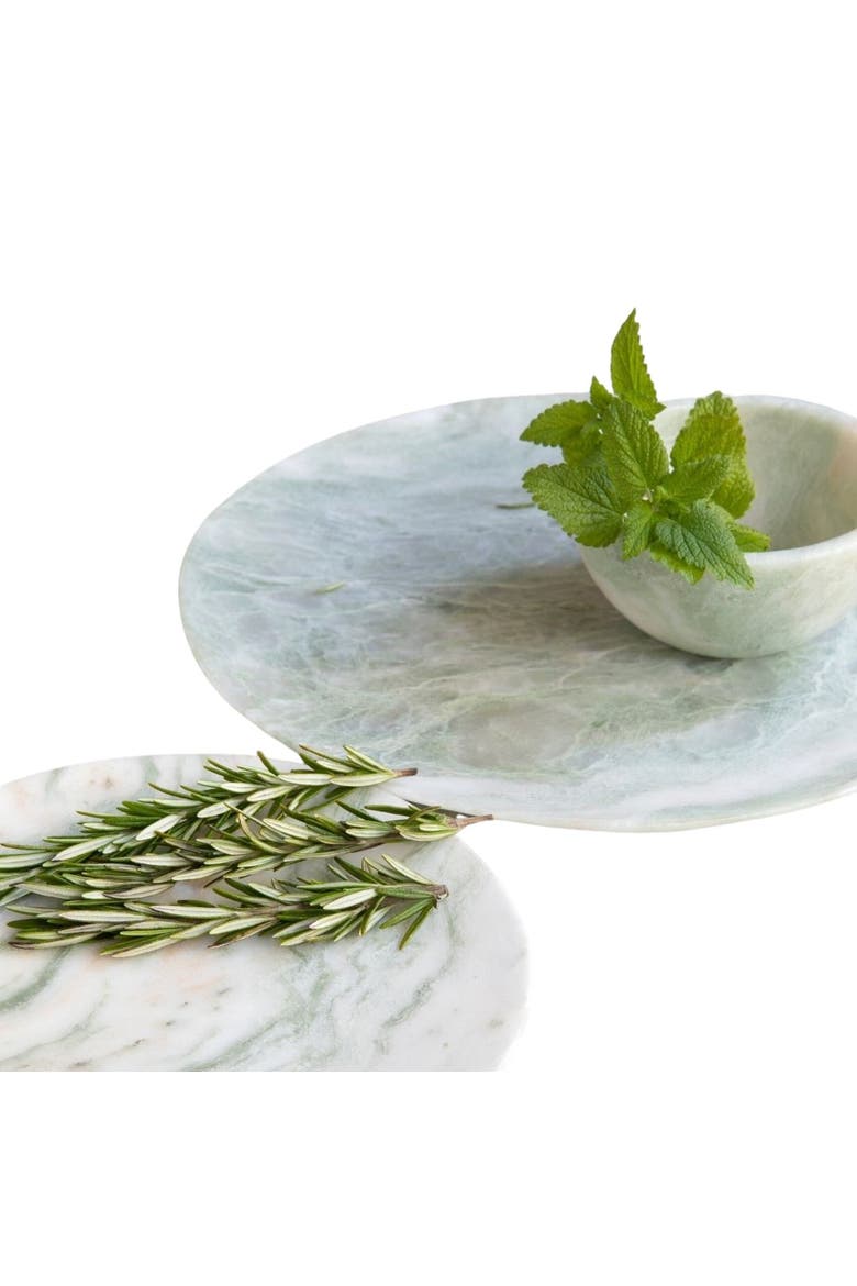 Lady Onyx Large Plate, Main, color, White