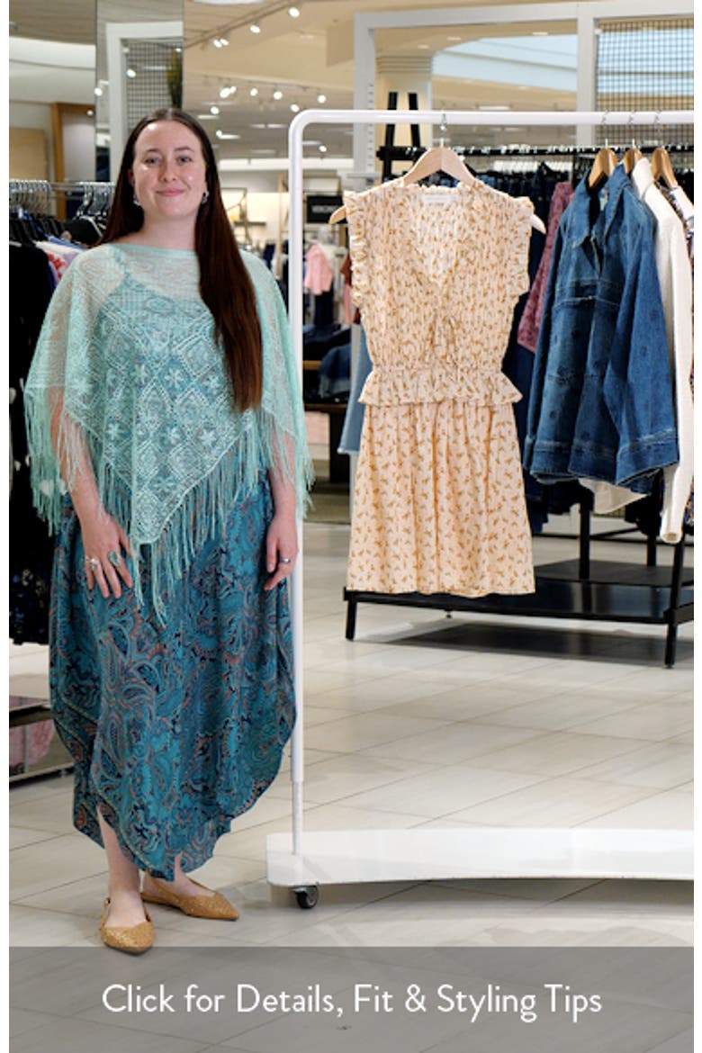 Floral Smocked Cotton Fit & Flare Minidress video