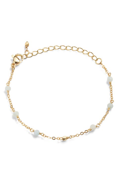Emi Aquamarine Station Bracelet