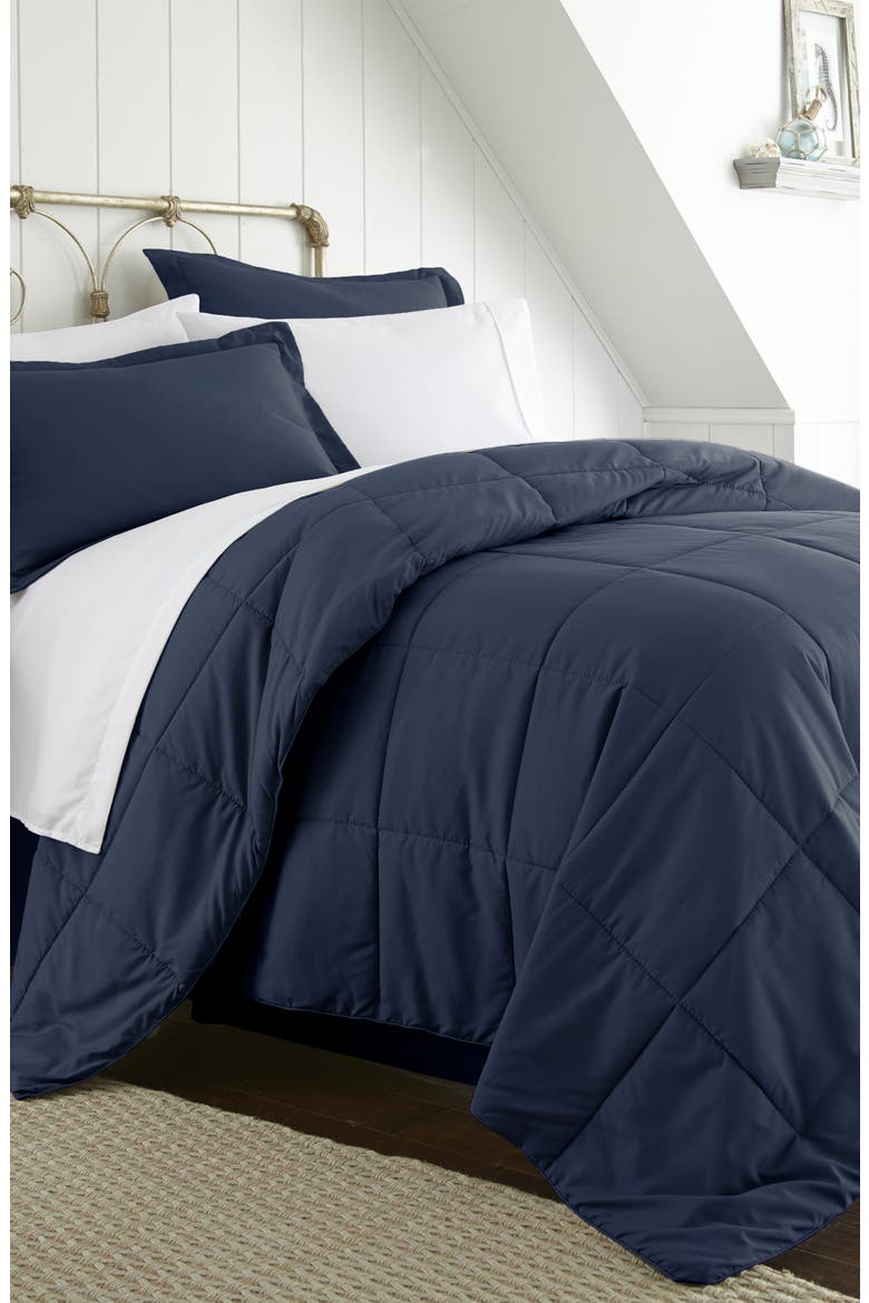 Premium 8-Piece Bed In A Bag, Alternate, color, NAVY