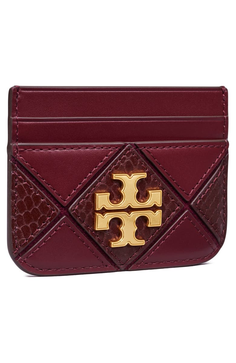 Tory Burch Eleanor Card Case, Alternate, color, 