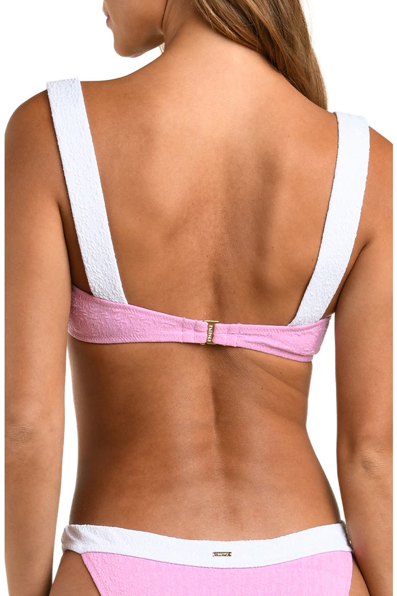 Alexandria Colorblock Bikini Top, Alternate, color, BLUSH