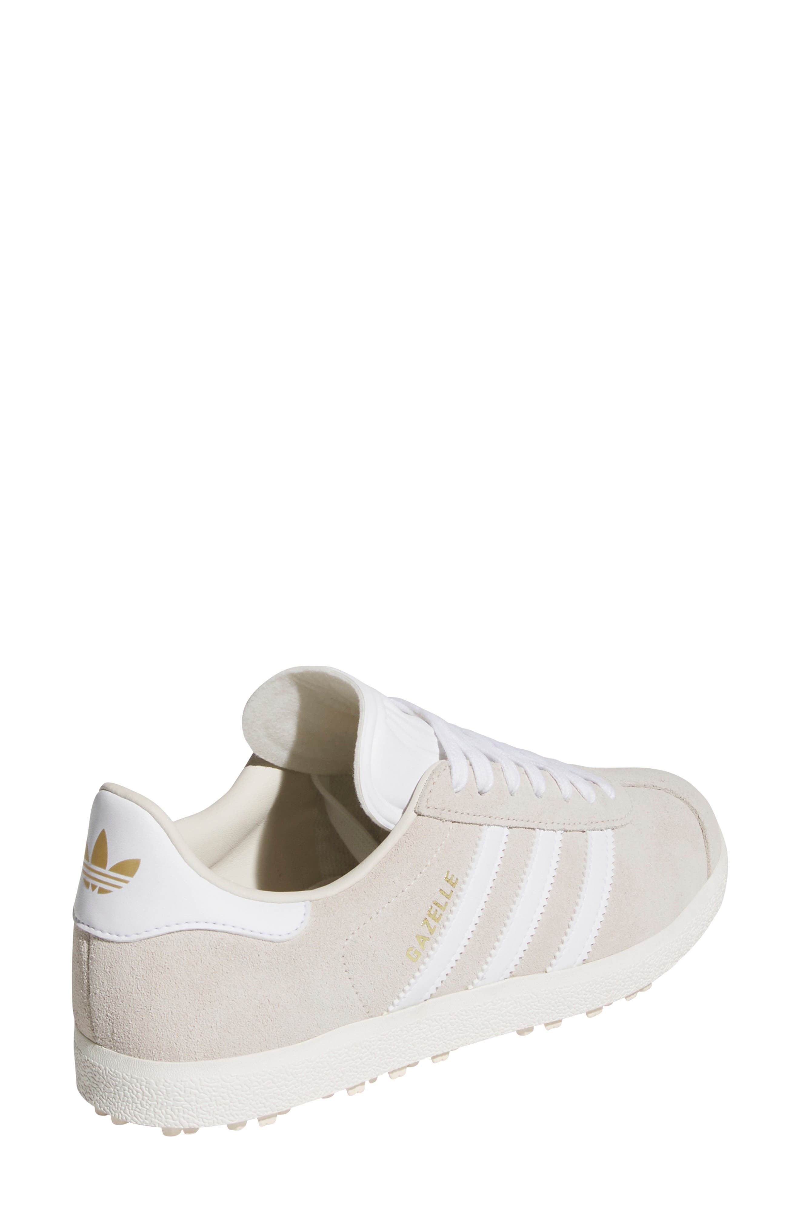 adidas Gazelle Spikeless Golf Shoe, Alternate, color, Alumin/Ftw