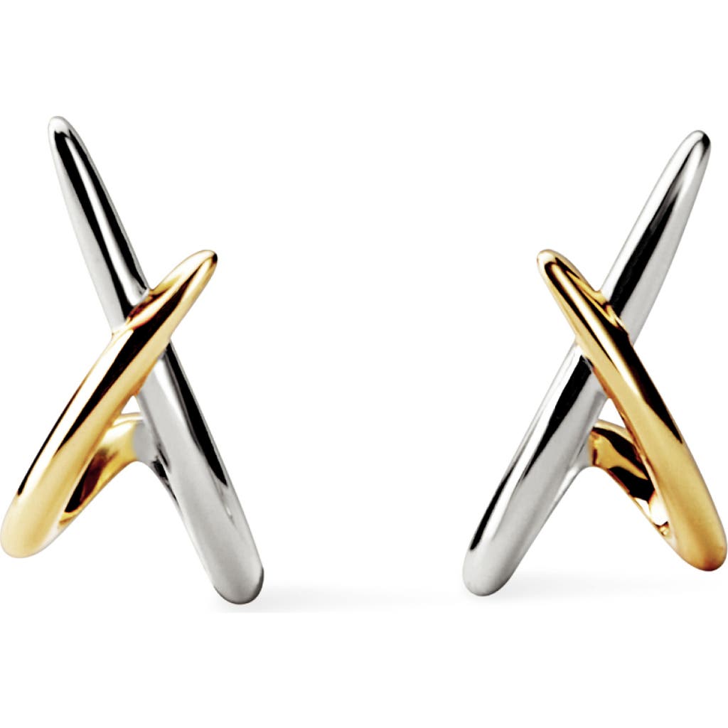 Ana Luisa Gold Stud Earrings In Multi