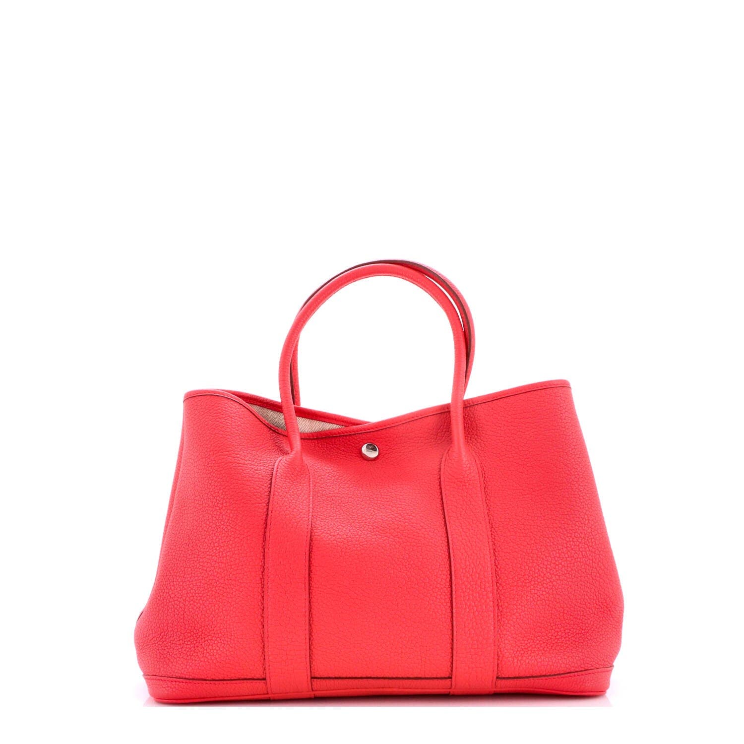 Garden Party Tote Leather 36, Alternate, color, Red