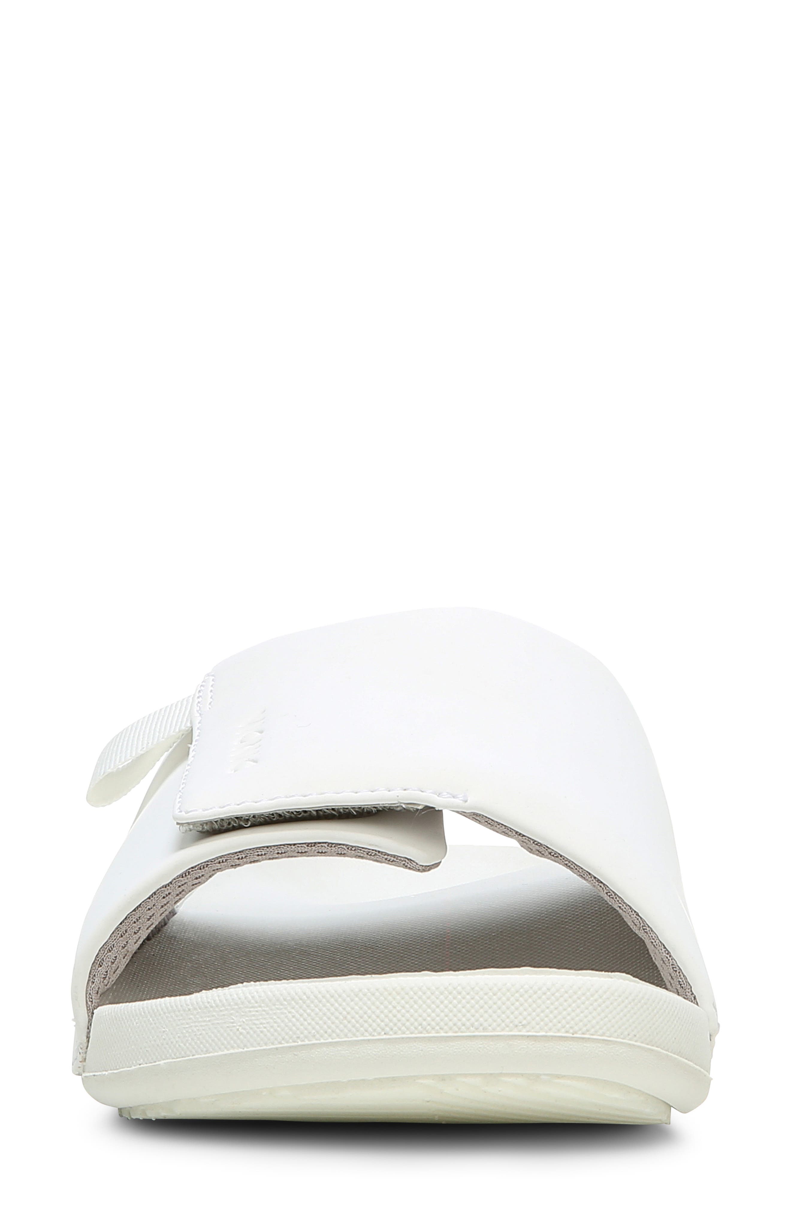 Keira Slide Sandal, Alternate, color, WHITE