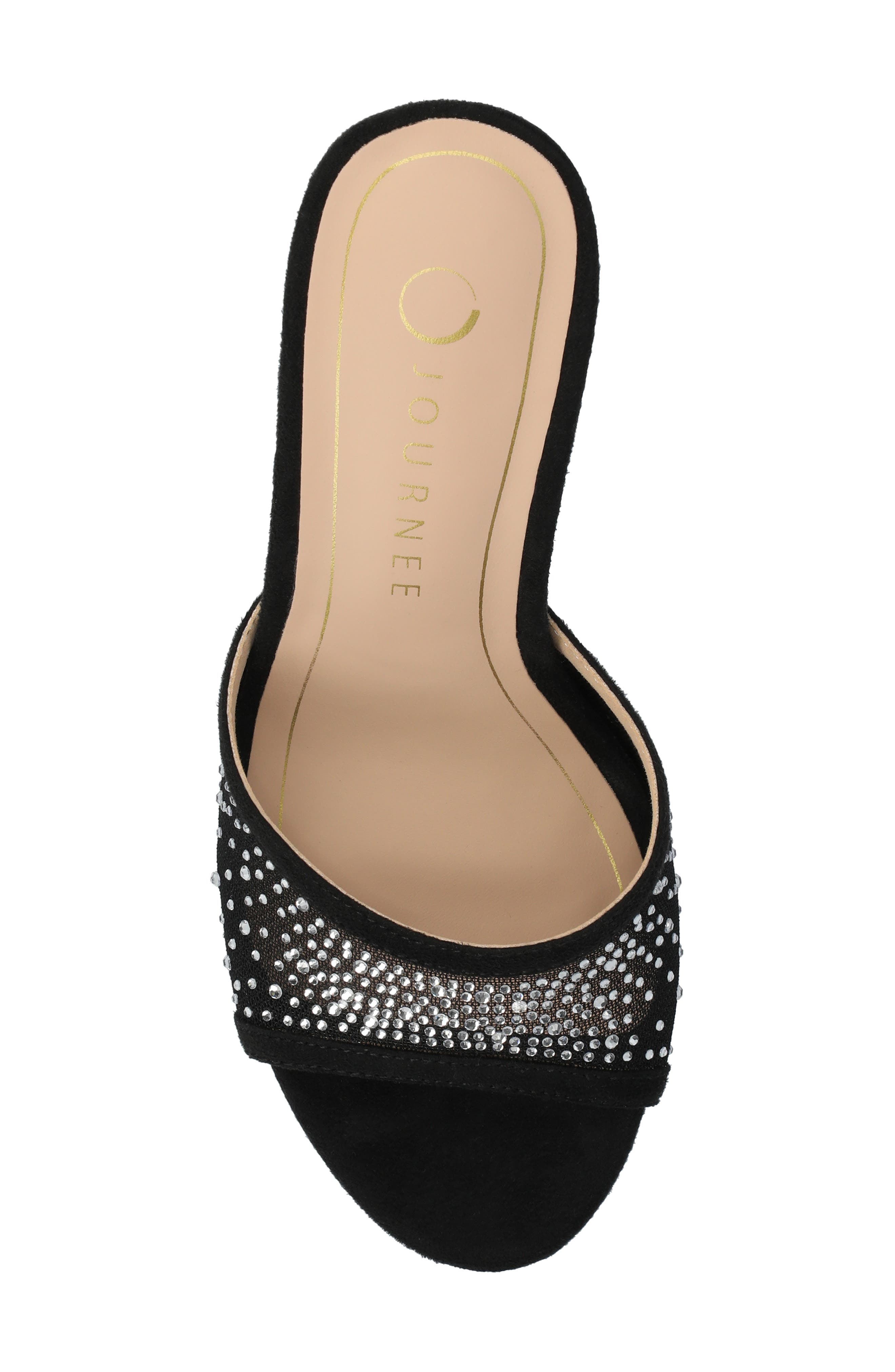 Journee Collection Hensley Evening Sandal, Alternate, color, Black