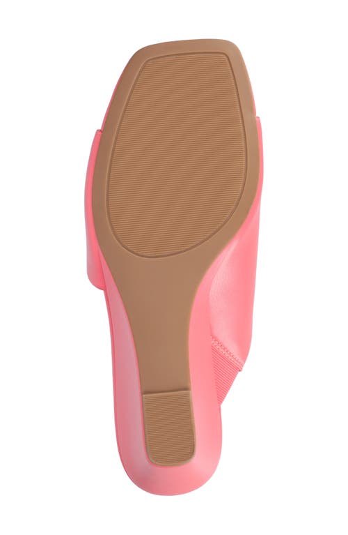 Shop Journee Collection Clementine Wedge D'orsay Sandal In Coral