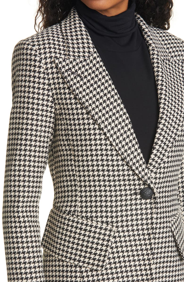 Smythe Women's Houndstooth Blazer, Alternate, color,