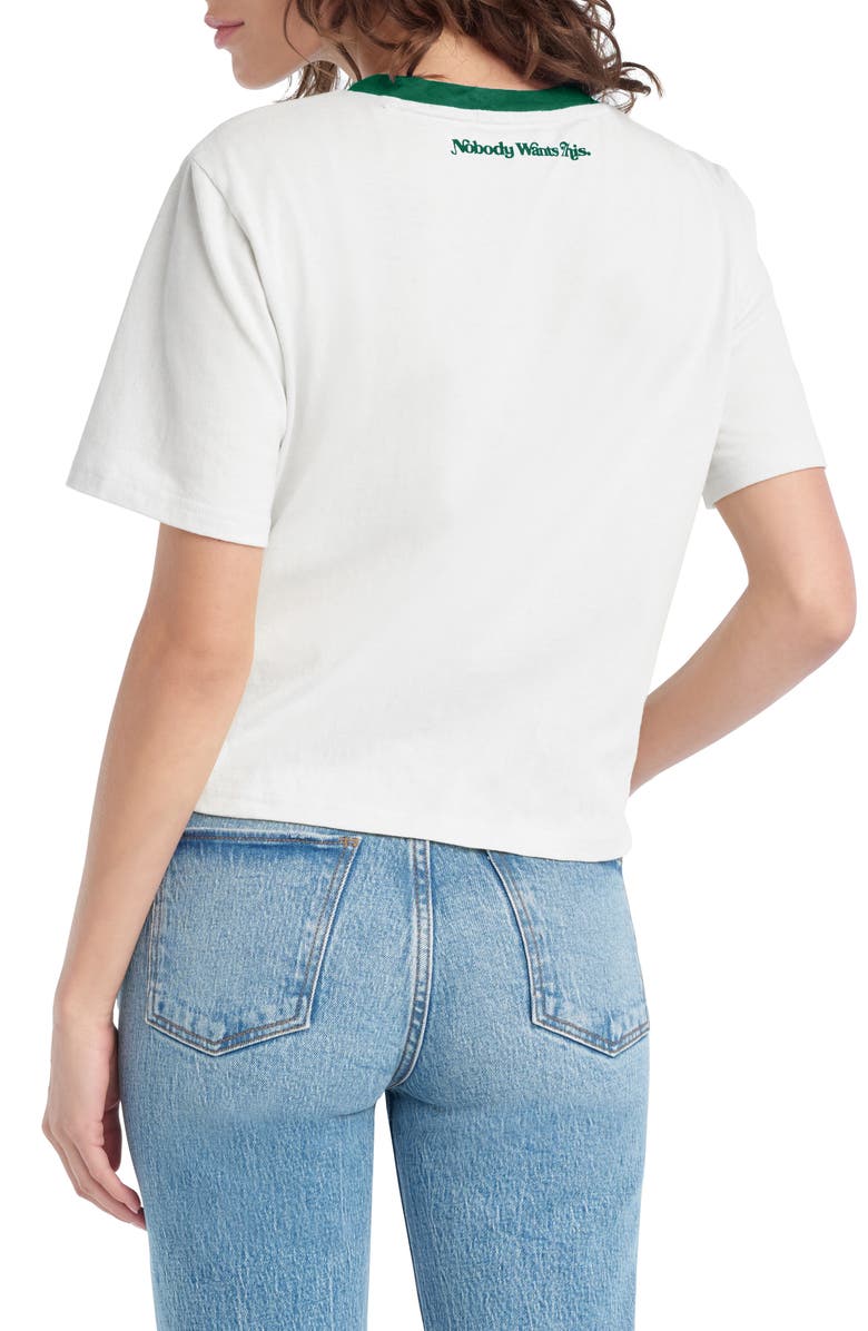 Favorite Daughter x 'Nobody Wants This' Anything Can Happen Graphic T-Shirt, Alternate, color, White/ Emerald