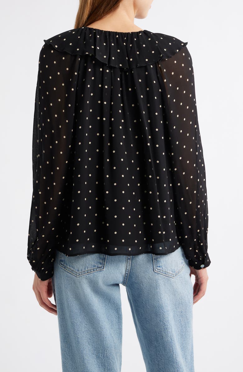 Rails Honora Ruffle Top, Alternate, color, Polka Dots