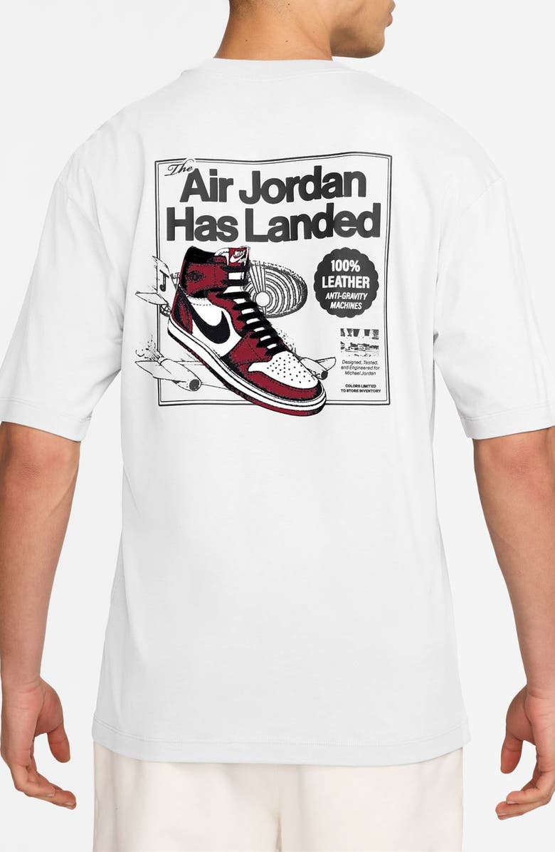 Jordan Air Jordan Has Landed Graphic T-Shirt, Alternate, color, White/ Varsity Red