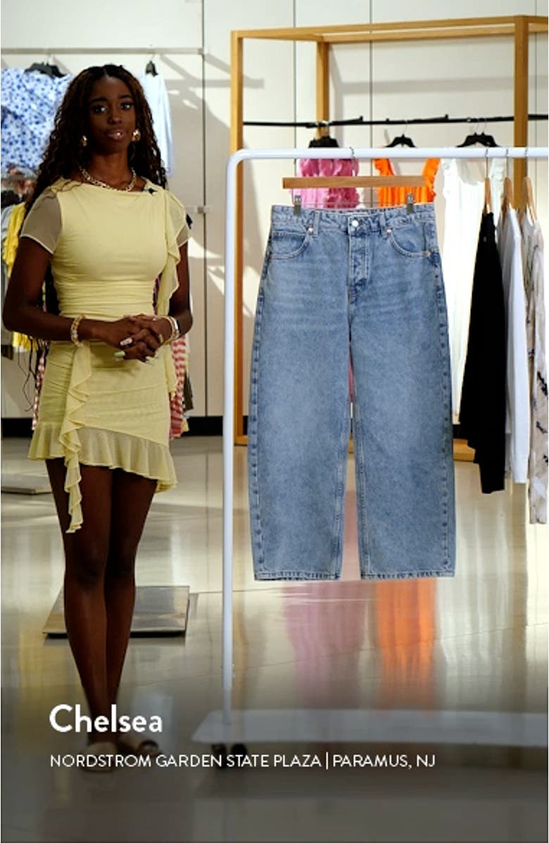 Deep Trance Wide Leg Boyfriend Jeans, sales video thumbnail
