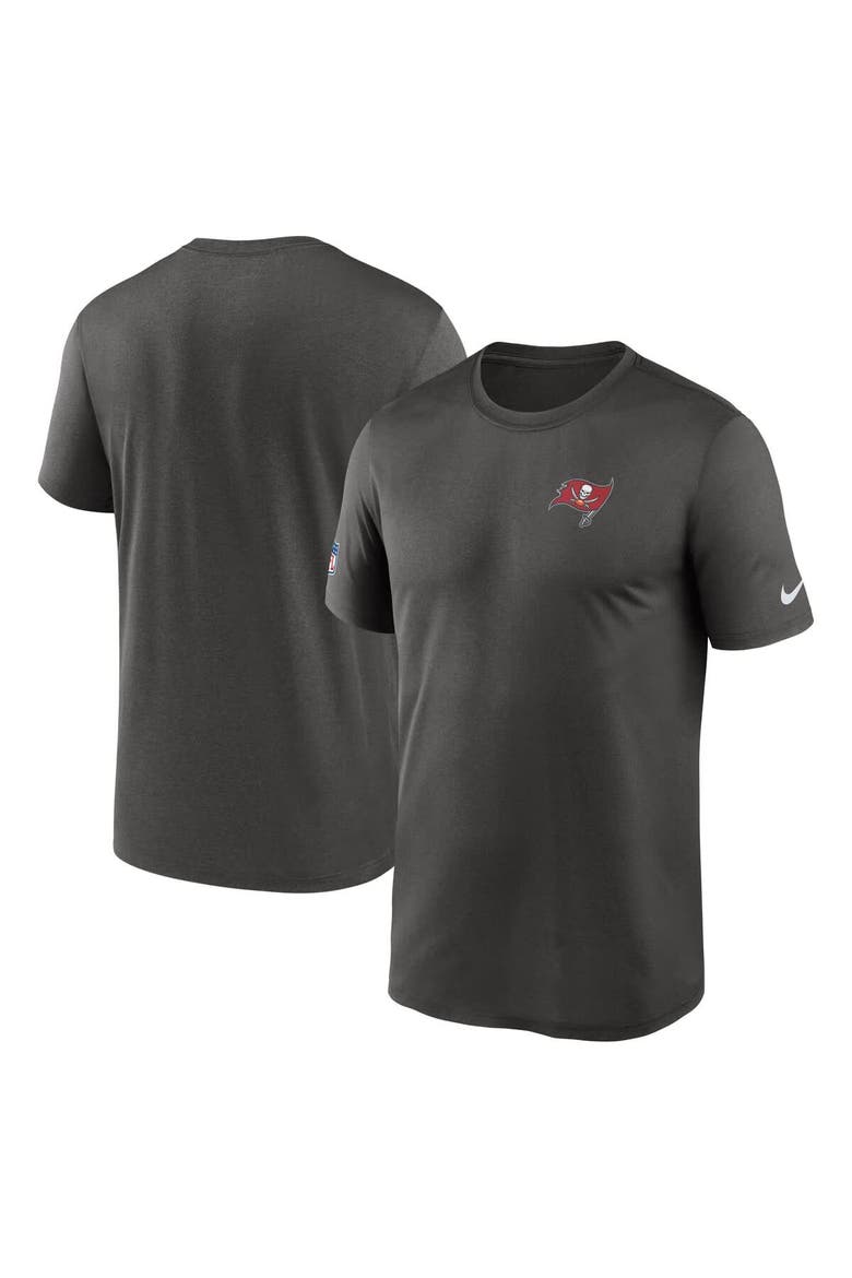 Men's Nike Gray Tampa Bay Buccaneers Sideline Legend Small Logo Dri-FIT T-Shirt, Main, color, Gray