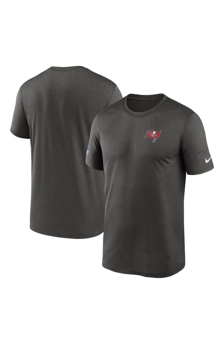 Nike Men's Nike Gray Tampa Bay Buccaneers Sideline Legend Small Logo Dri-FIT T-Shirt, Main, color, Gray