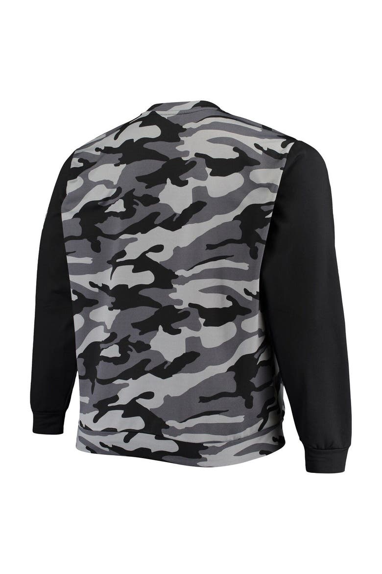 Men's FOCO Black Los Angeles Rams Camo Long Sleeve T-Shirt, Alternate, color, Black