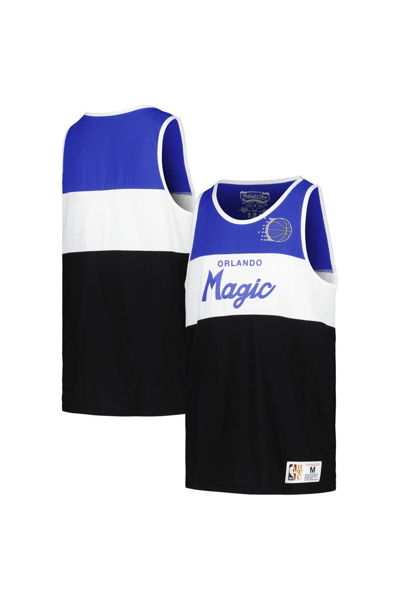 Youth Mitchell & Ness Blue/Black Orlando Magic Hardwood Classics Special Script Tank Top, Alternate, color, Blue