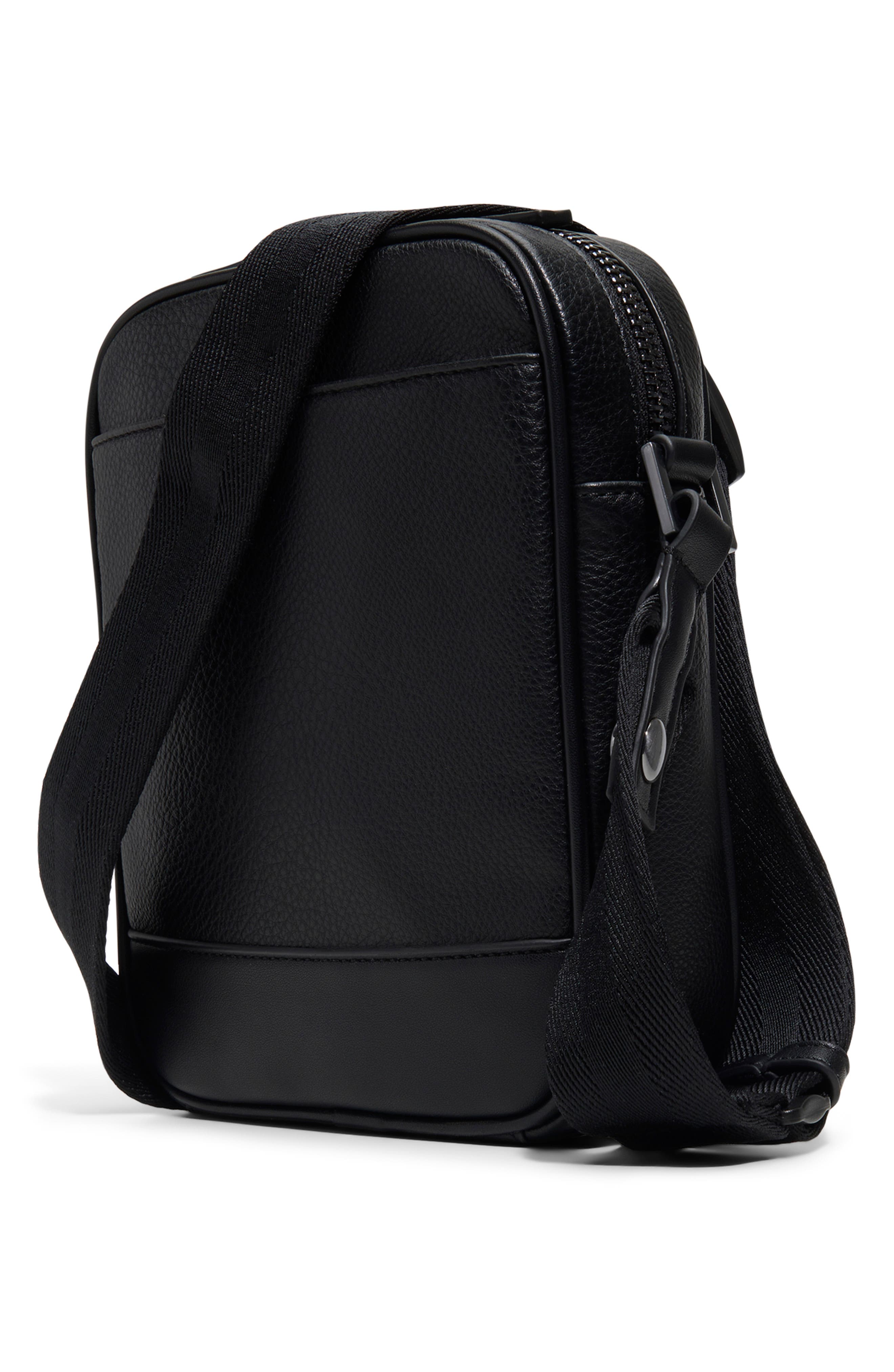 Ted Baker Fairford Sling Crossbody Bag, Alternate, color, Black / Washed Grainy