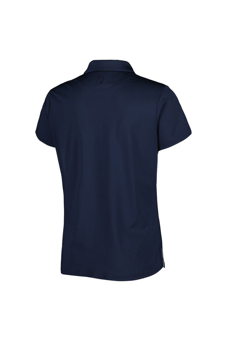 Women's FootJoy Navy TOUR Championship Logo Polo, Alternate, color, Navy
